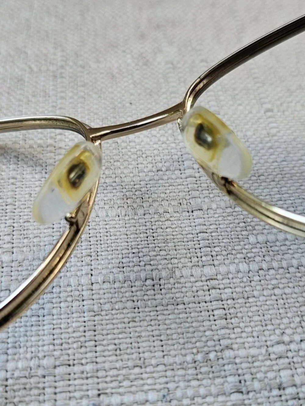 Bebe Women Eyeglasses Frame Black Tone Gold Tone Edge Glasses Eyewear BB7235